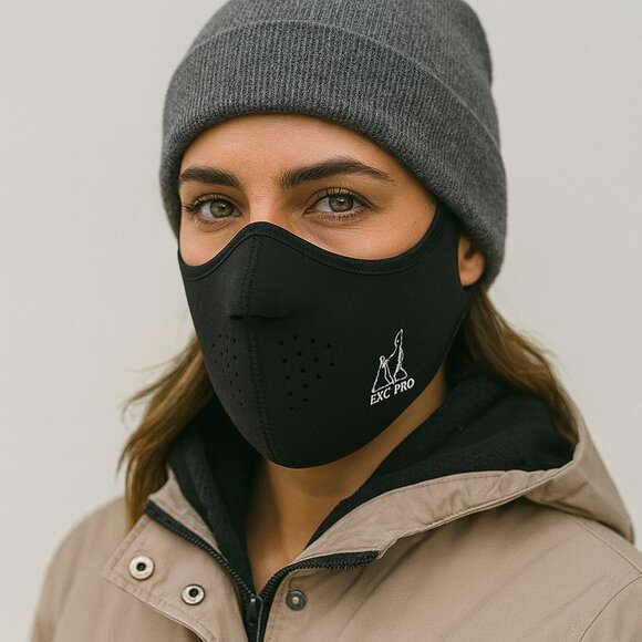 EXO-PRO Neoprene Black Face Mask | Size Large - Picture 2 of 7